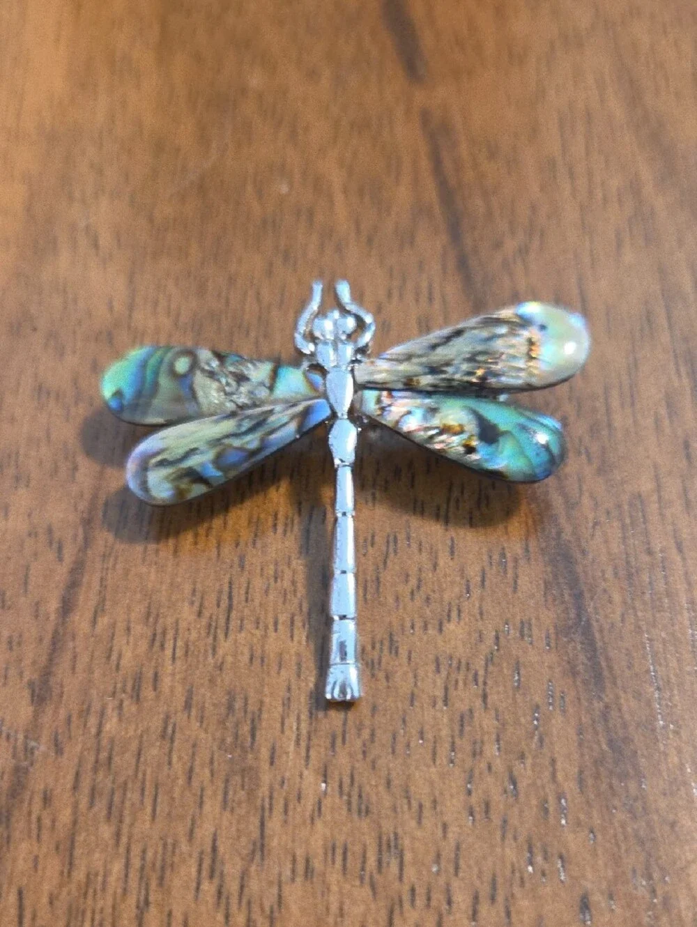 Enamel Butterfly, Dragonfly & Heart Brooch Set - Pink & Green